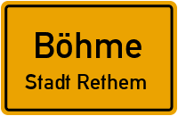 Fähre in BöhmeStadt Rethem