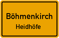 Alleenstraße in BöhmenkirchHeidhöfe
