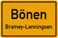 Friedenstraße in BönenBramey-Lenningsen