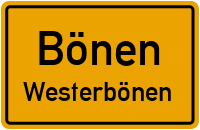 Königsberger Straße in BönenWesterbönen