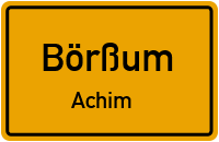 Neue Straße in BörßumAchim