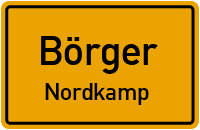 Bergstraße in BörgerNordkamp