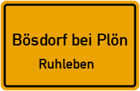 Missionsweg in Bösdorf bei PlönRuhleben