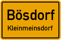 Thürker Weg in BösdorfKleinmeinsdorf