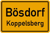 Straßen in Bösdorf Koppelsberg