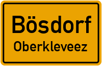 Kleveezer Straße in BösdorfOberkleveez
