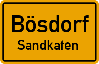 Stoßheck in BösdorfSandkaten