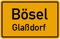 Dorfstraße in BöselGlaßdorf