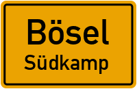 Falkenstraße in BöselSüdkamp