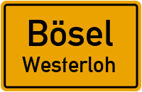 Straßenverzeichnis Bösel Westerloh