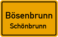 Dorfplatz in BösenbrunnSchönbrunn