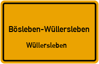 Bühnen Weg in Bösleben-WüllerslebenWüllersleben