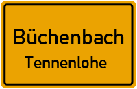 Tennenloher Hauptstraße in BüchenbachTennenlohe