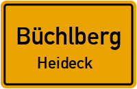 Straßen in Büchlberg Heideck
