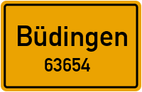 Straßen in 63654 Büdingen