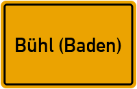 City Sign Bühl (Baden)