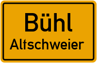 Straßen in Bühl Altschweier