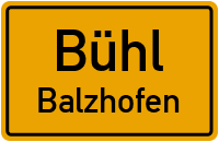 Straßenverzeichnis Bühl Balzhofen
