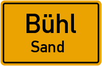 Straßen in Bühl Sand