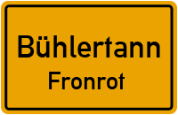 Turmstraße in BühlertannFronrot