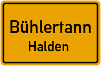 Straßenverzeichnis Bühlertann Halden
