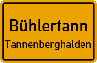 Tannenberghalden in BühlertannTannenberghalden