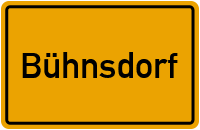 Ortsschild von Gemeinde Bühnsdorf in Schleswig-Holstein