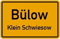 Straßen in Bülow Klein Schwiesow