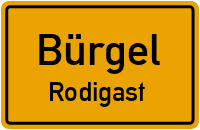 Weiherstraße in BürgelRodigast