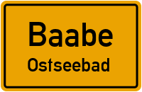 Birkenallee in BaabeOstseebad