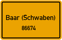 86674 Baar (Schwaben)