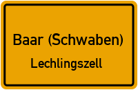 Straßenverzeichnis Baar (Schwaben) Lechlingszell