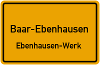 Ebenhausener Straße in Baar-EbenhausenEbenhausen-Werk