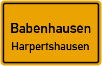 Bürgermeister-Tempel-Straße in BabenhausenHarpertshausen