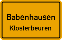 Am Kleinen Wiesenbach in BabenhausenKlosterbeuren