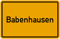 Wo liegt Babenhausen?