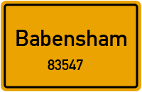 83547 Babensham