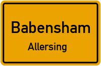 Straßenverzeichnis Babensham Allersing