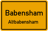 Altbabensham in BabenshamAltbabensham