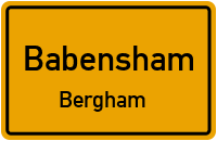 Straßenverzeichnis Babensham Bergham