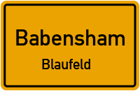 Straßenverzeichnis Babensham Blaufeld