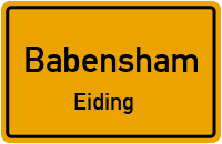 Straßenverzeichnis Babensham Eiding