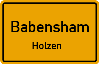 Straßenverzeichnis Babensham Holzen