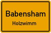 Straßenverzeichnis Babensham Holzwimm