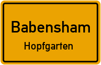 Straßenverzeichnis Babensham Hopfgarten