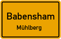 Straßenverzeichnis Babensham Mühlberg