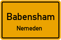 Straßenverzeichnis Babensham Nemeden