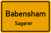 Straßenverzeichnis Babensham Sagerer