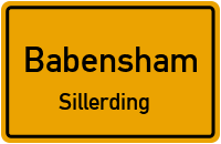 Straßenverzeichnis Babensham Sillerding