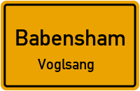 Voglsang in BabenshamVoglsang